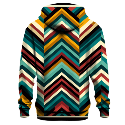 Bold Chevron Retro Hoodie