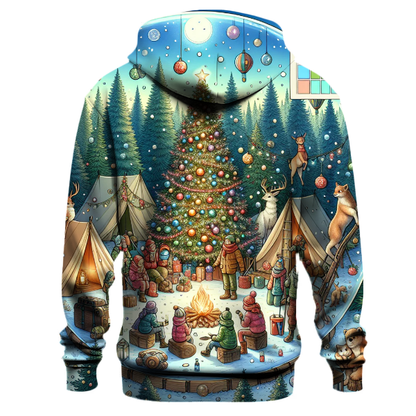 Adventurous Christmas Campers Hoodie