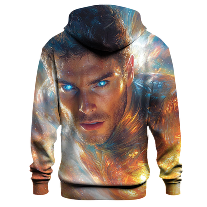 Richard Madden: The Celestial Sentinel's Starbound Vigil Hoodie