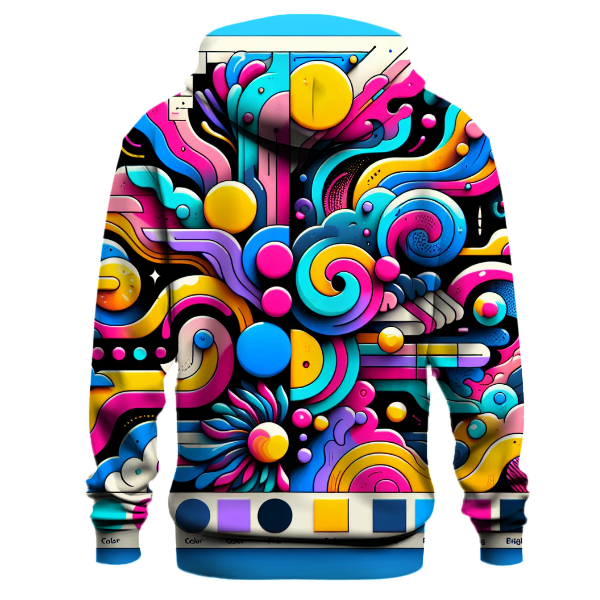 Bold Color Explosion Hoodie