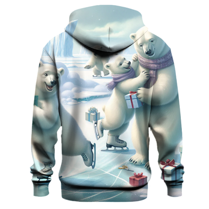 Polar Bear Christmas Capers Hoodie Pullover Hoodies