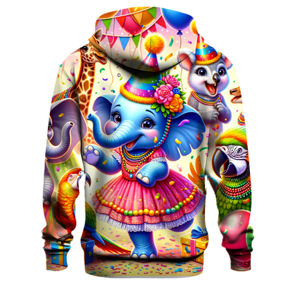 Joyful Festival Animals Hoodie