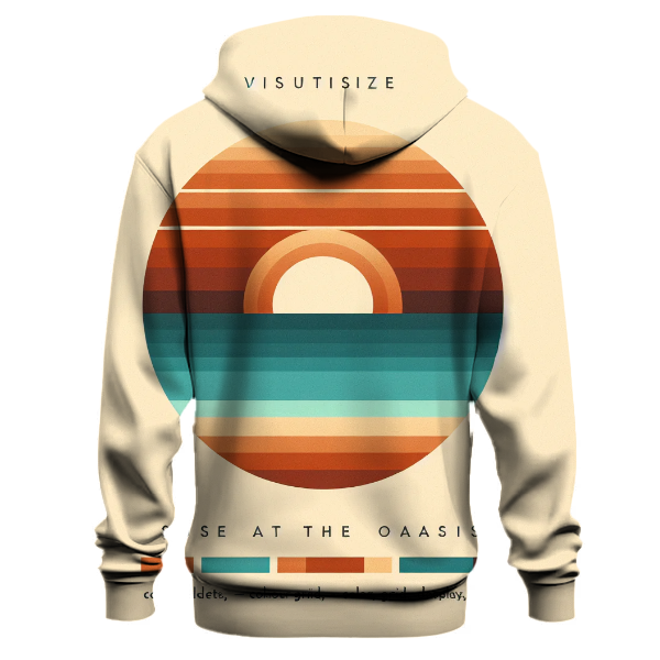 Sunrise Oasis Gradient Hoodie