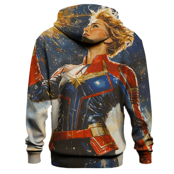 Brie Larson: The Celestial Power of Captain Marvel Hoodie