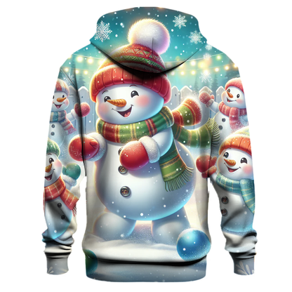 Merry Christmas Snowball Fight Hoodie