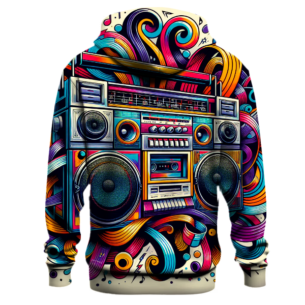 Retro Boombox Magic Hoodie