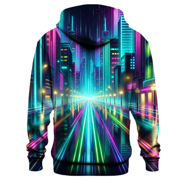 Nostalgic Neon Nights Hoodie