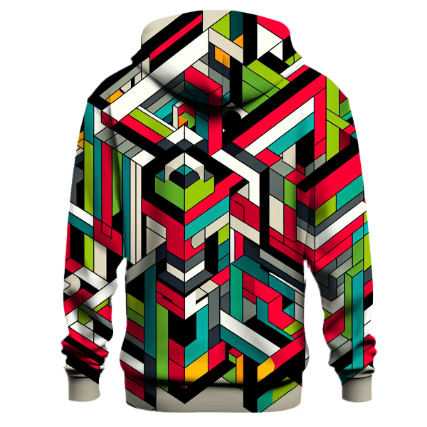 Trippy Geometric Patterns Hoodie