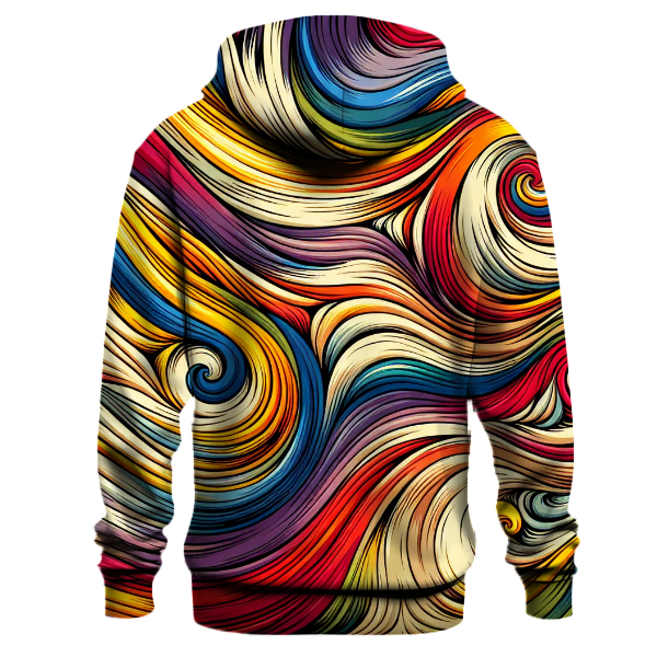 Rainbow Waves Hoodie