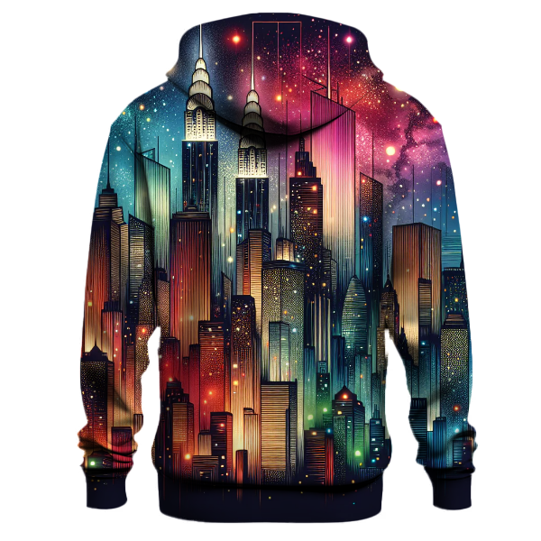 Energetic City Skyline Hoodie