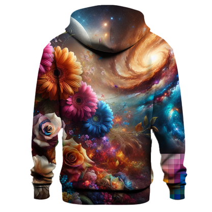 Cosmic Floral Harmony Hoodie