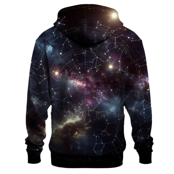 Galactic Constellation Maps Hoodie