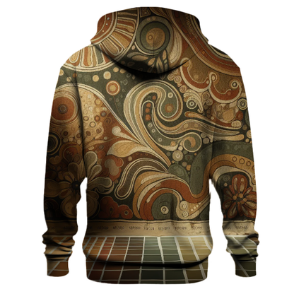 Groovy Earthy Tones Hoodie