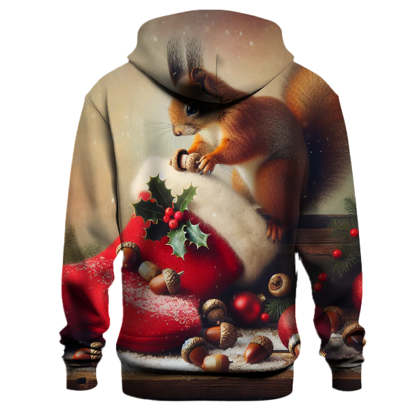 Nutty Squirrel's Christmas Stocking Hoodie