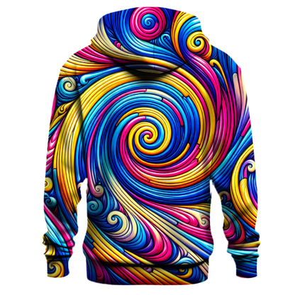 Funky Spiral Waves Hoodie