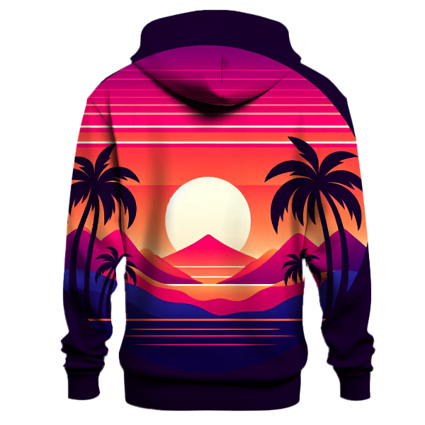 Digital Sunset Escape Hoodie