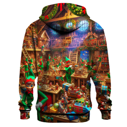 Joyful Elves Working Hoodie