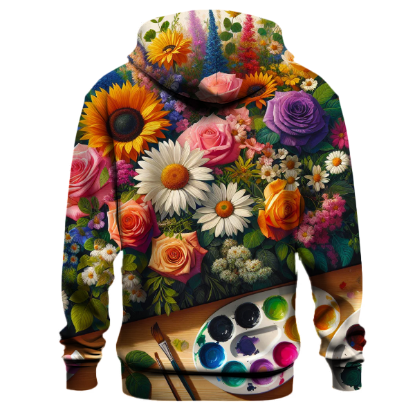 Radiant Floral Dreamscape Hoodie