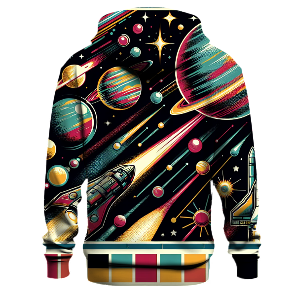 Retro Cosmic Dreamscape Hoodie