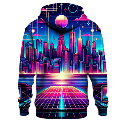 Synthwave City Lights Hoodie