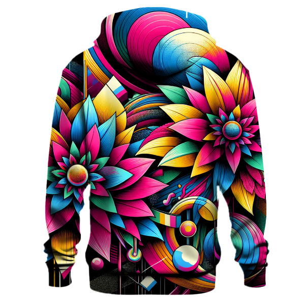 Radical Floral Fusion Hoodie