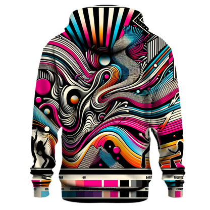 Zig-Zag Retro Rave Hoodie