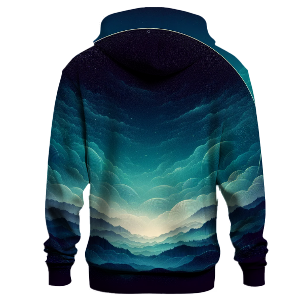 Midnight Blue Mist Hoodie