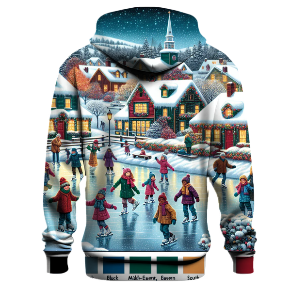 Christmas Village on Ice Hoodie