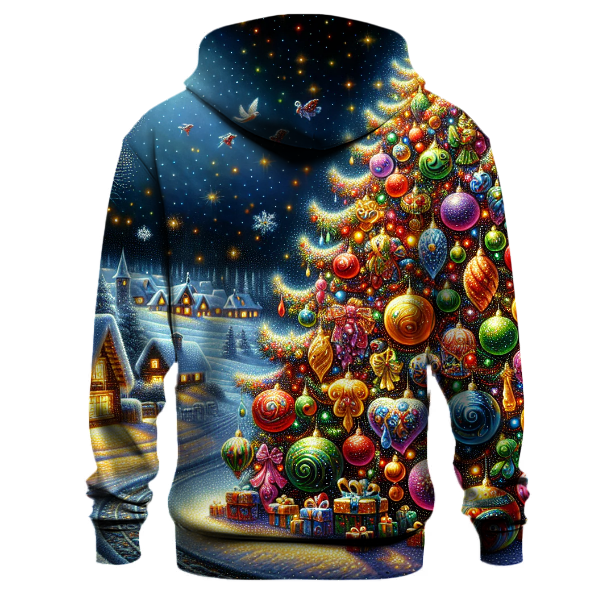 Singing Christmas Tree with Ornaments Hoodie