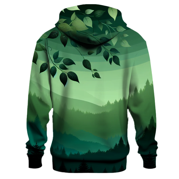 Forest Green Tranquility Hoodie