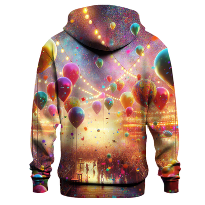 Vibrant Festival Scene Hoodie Custom Hoodies