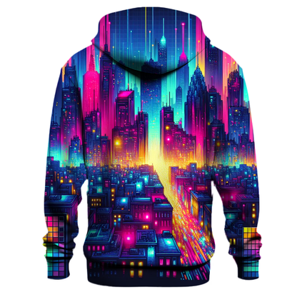 Electric Cityscape Hoodie