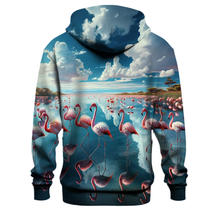 Flamingo Lagoon Hoodie