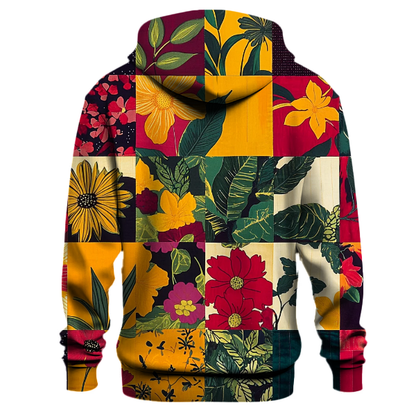 Vintage Patchwork Charm Hoodie