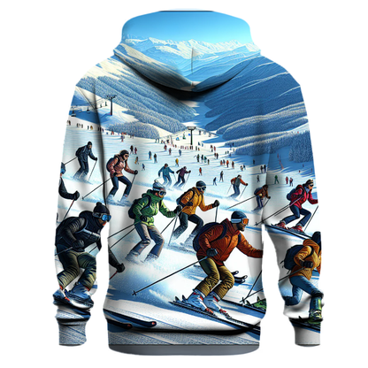 Skiing Spectacle Hoodie