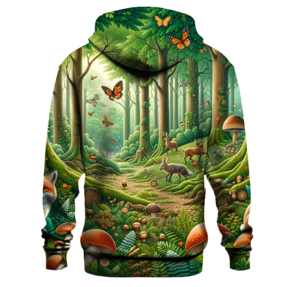 Charming Woodland Creatures Hoodie