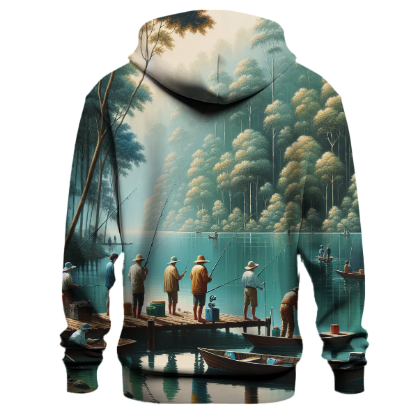 Fishing - Lakeside Serenity Hoodie