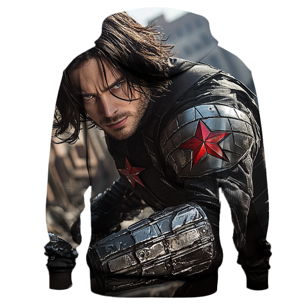 Sebastian Stan: Winter Soldier's Redeemed Fury Hoodie