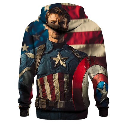 Chris Evans The Timeless Valor of Captain America Hoodie