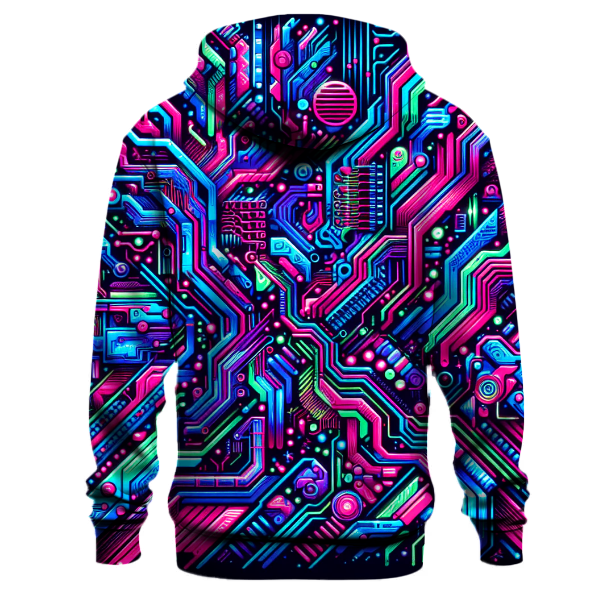 Neon Circuitry Hoodie