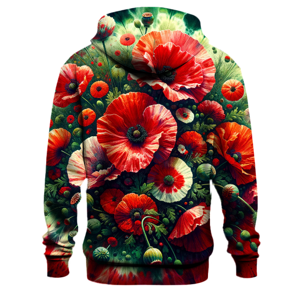 Poppy Field Whirl Hoodie