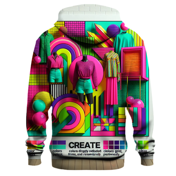 Radical 80s Graphics Hoodie