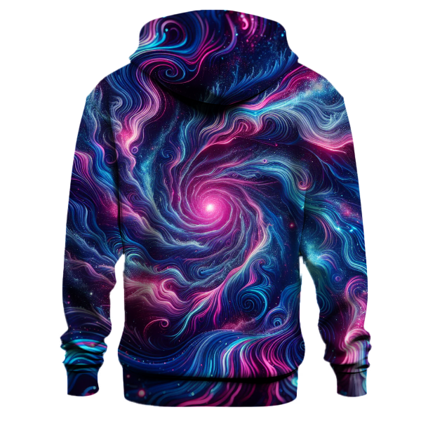 Futuristic Neon Galaxy Hoodie