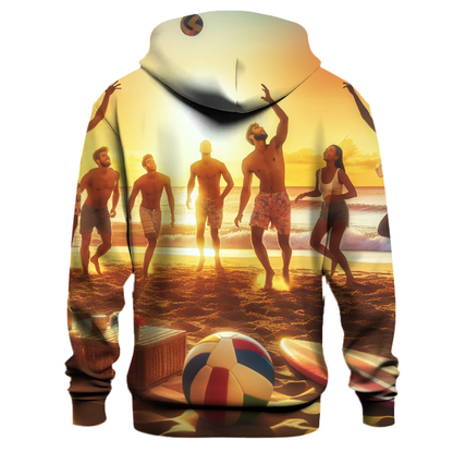 Volleyball Surf Vibe Hoodie