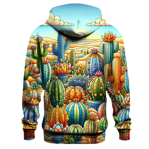 Quirky Cactus Collection Hoodie