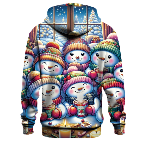 Frosty Friends in Pajamas Hoodie