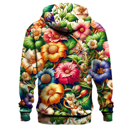 Dreamy Floral Garden Hoodie