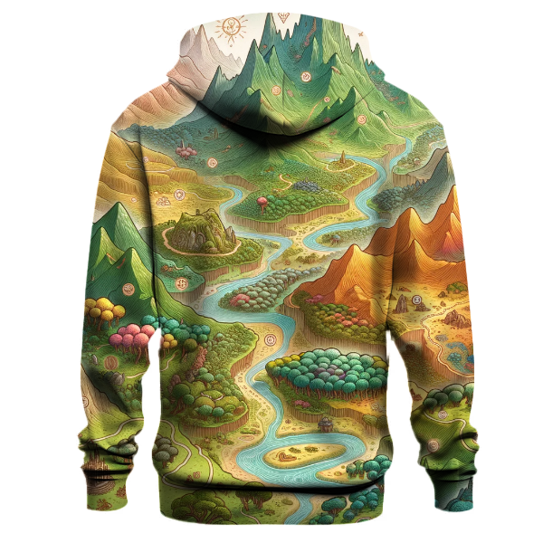 Fantasy Adventure Map Hoodie