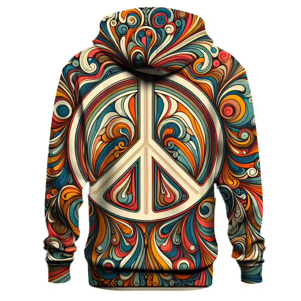 Peace and Love Swirl Hoodie