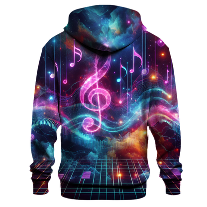 Galactic Synth Harmony Hoodie